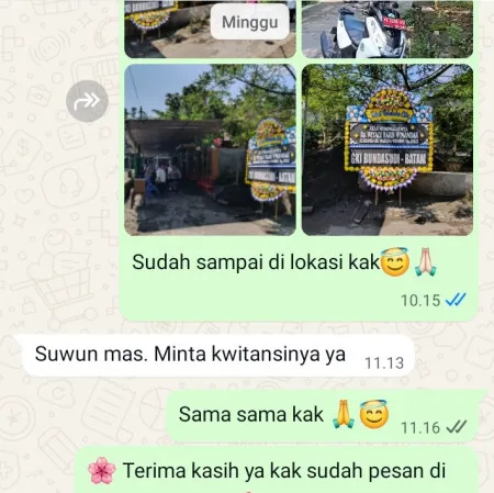 Pengiriman Papan Bunga Duka Keseneng Purworejo