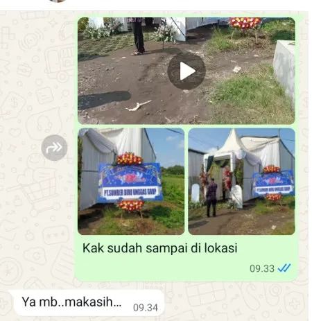 Pengiriman Karangan Bunga Keseneng Purworejo