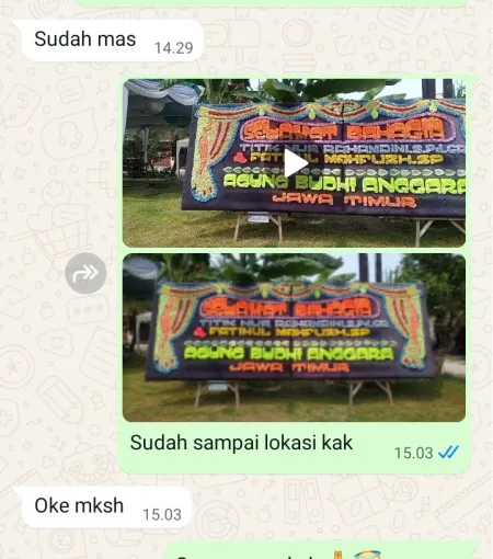 Pengiriman Papan Bunga Keseneng Purworejo