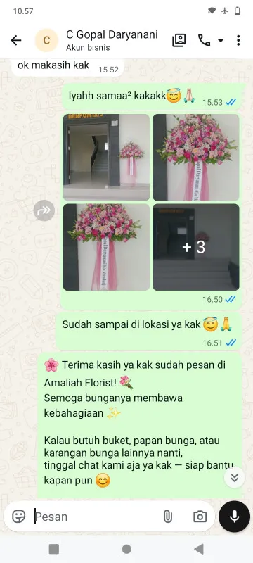 Pengiriman Karangan Bunga Keseneng Purworejo